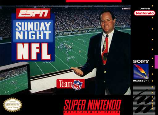ESPN Sunday Night NFL  Snes